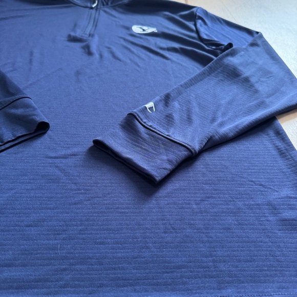 Champions BYU Cougars Quarter Zip Brigham Young University Blue Large Pullover - Picture 4 of 8